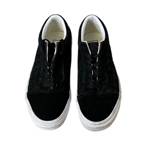VANS Houndstoothembs Old School Black Sneakers Size 7 - Picture 5 of 13